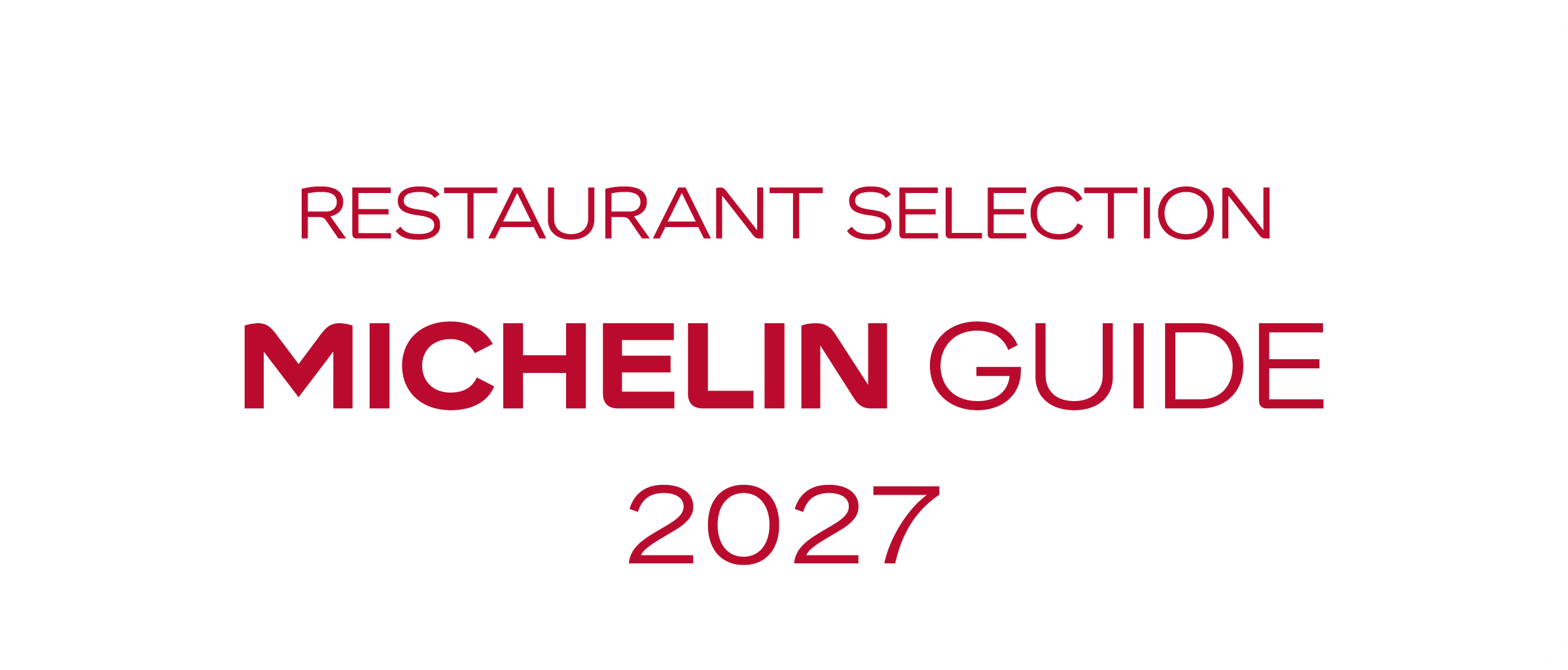 MICHELIN Selected 2027