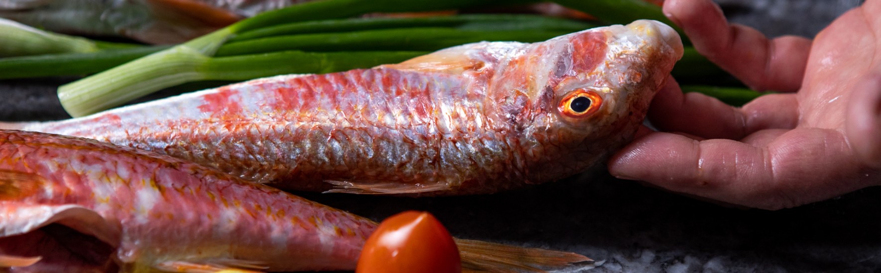 fresh fish at the restaurant mavri thalassa