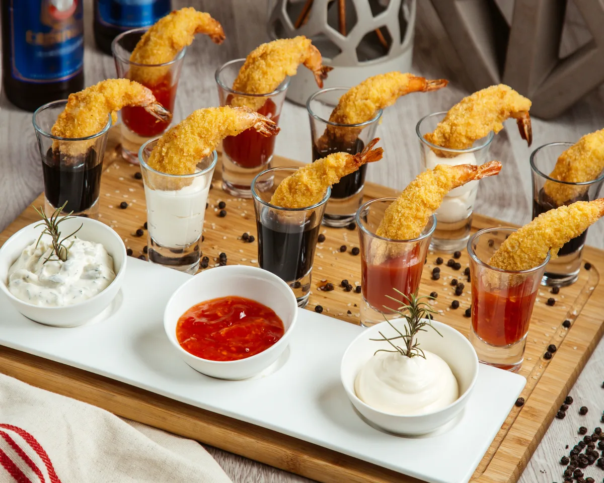 mavrithalassa - finger food - γαρίδες