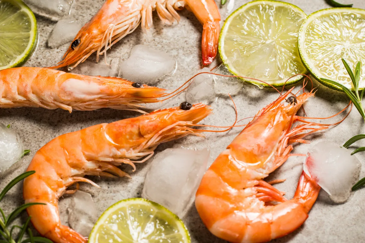 mavrithalassa - ταρτάρ γαρίδας - γαρίδες