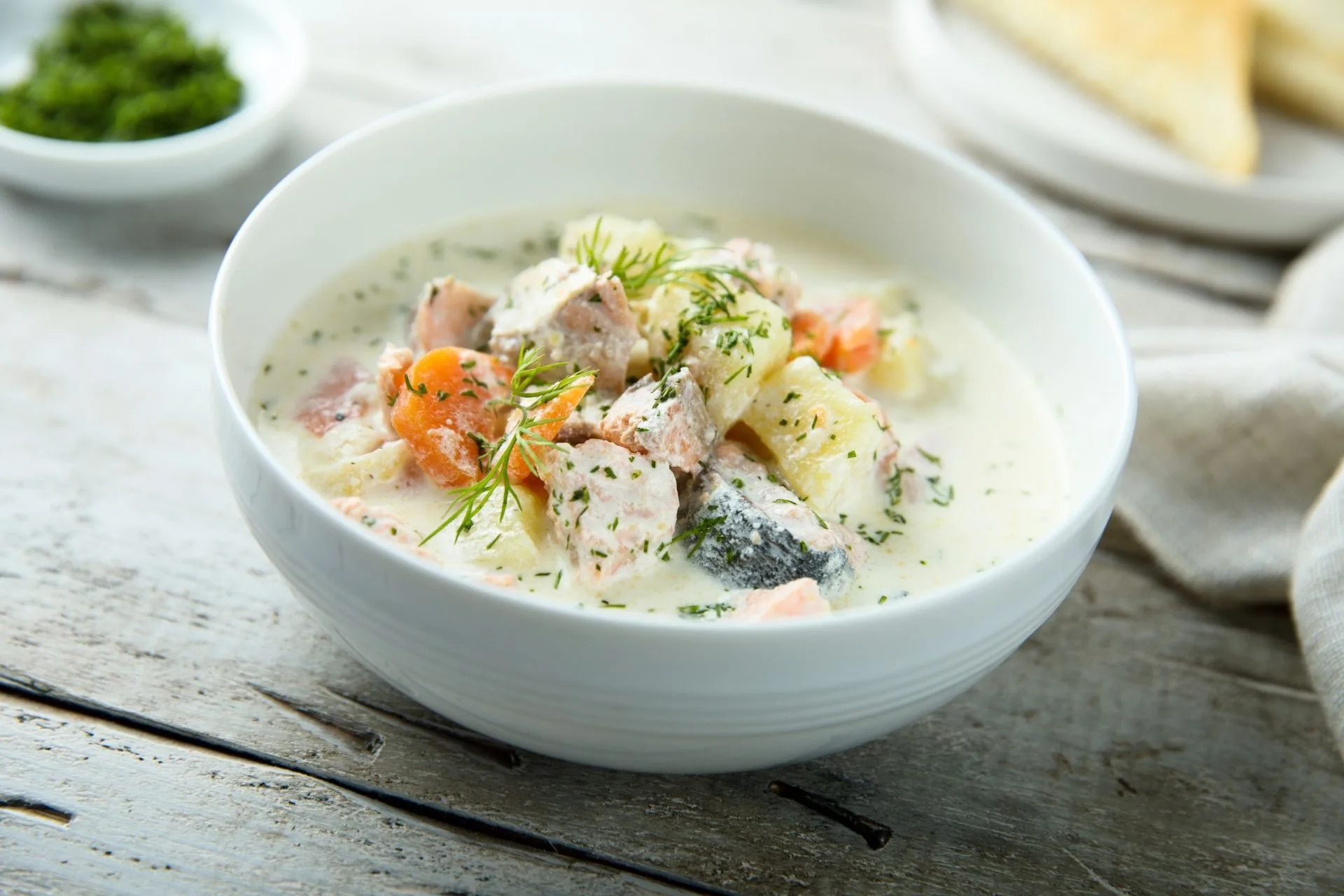 ψαρι για ζεστη σουπα